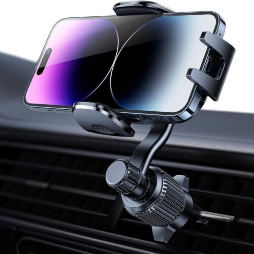 Car Vent Phone Mount with Extension Arm and Free Angle Adjustment