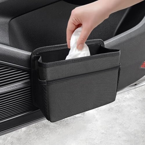 Mini Car Trash Can with High Strength Hooks