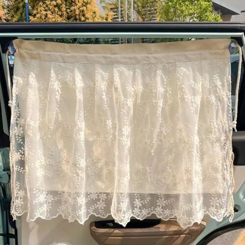 Foldable universal car side window sun shade cover with easy installation, foldable design.